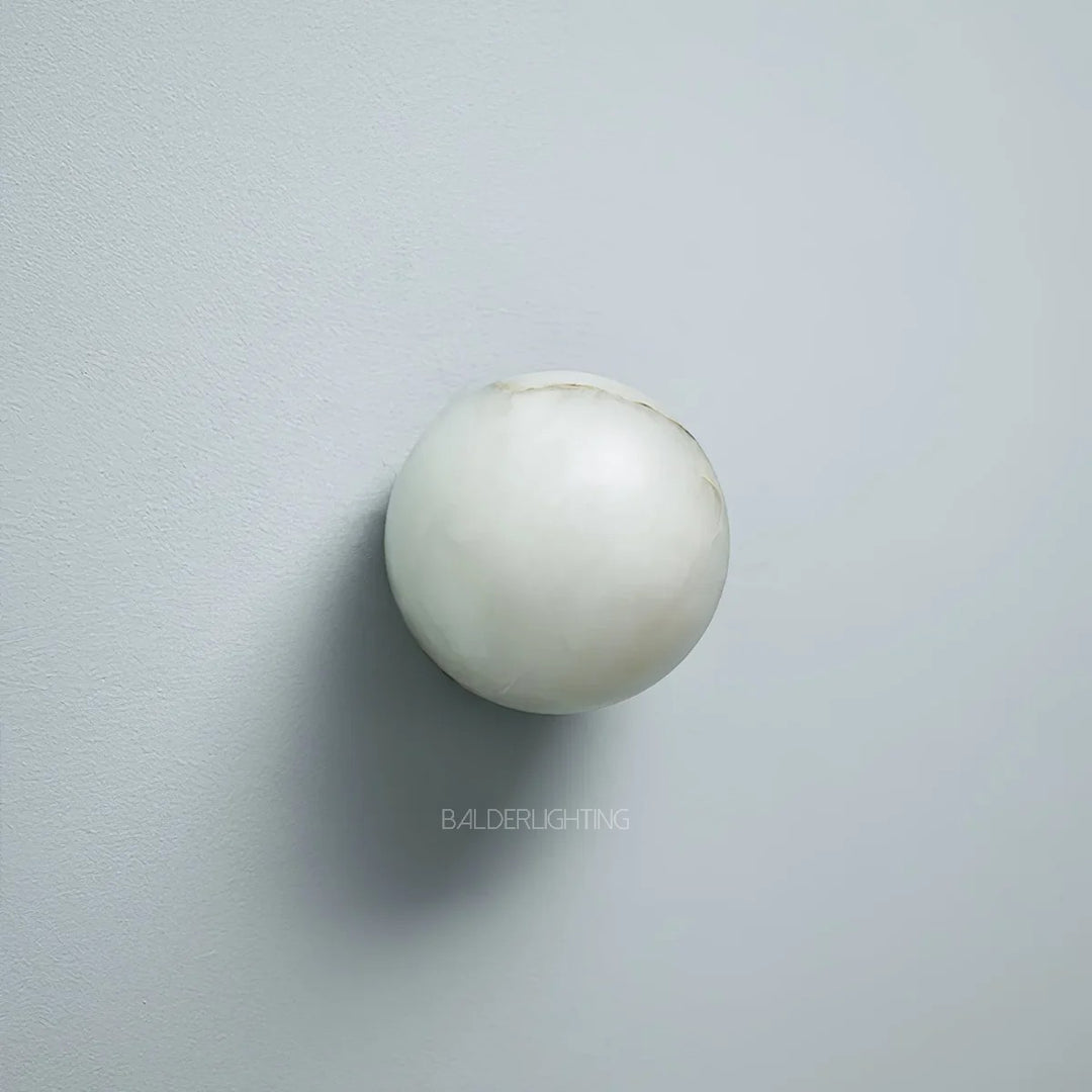Alabaster Totem Wall Sconce