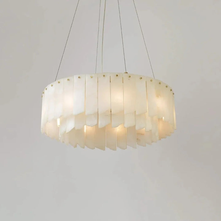Alabaster Vaniun Round Chandelier