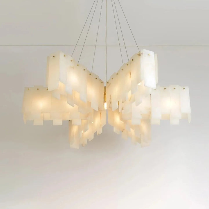 Alabaster Vaniun Star Chandelier