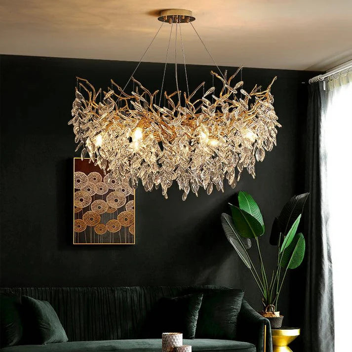 Albero Modern French-Style Branch Crystal Chandelier