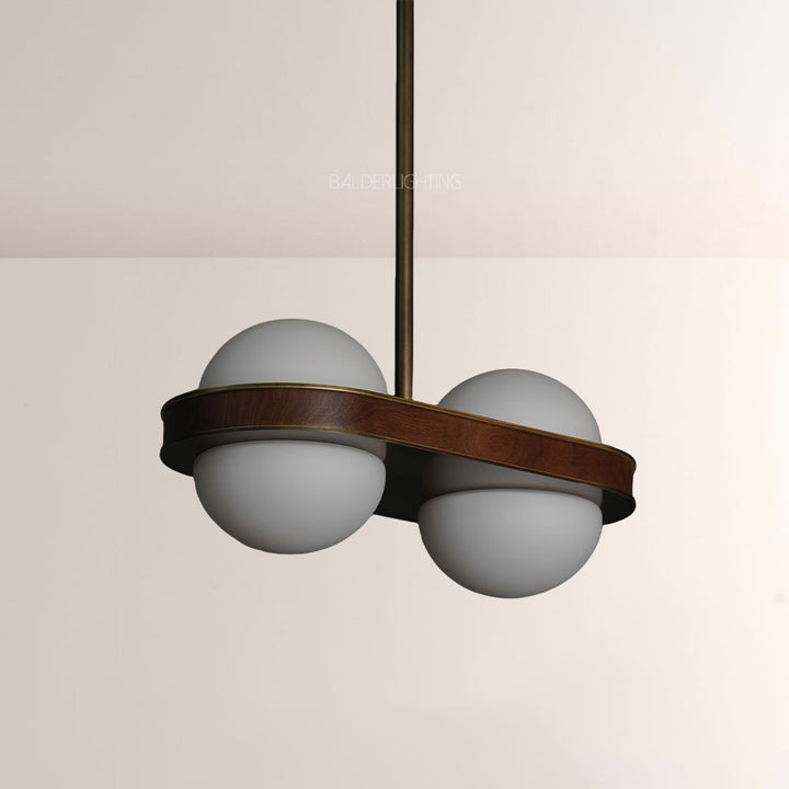 Alexia Linear Wood Pendant