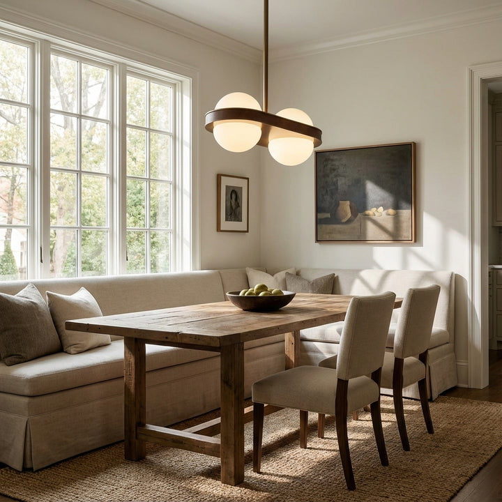 Alexia Linear Wood Pendant