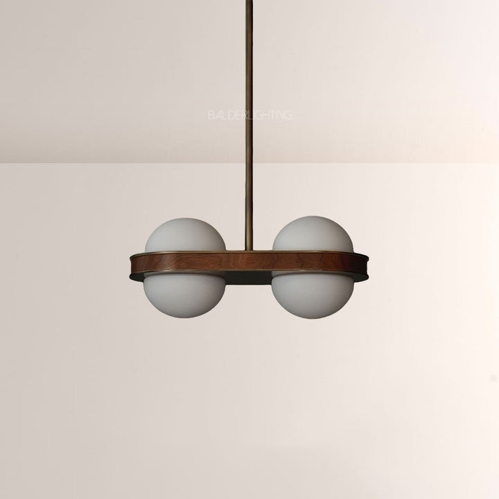 Alexia Linear Wood Pendant