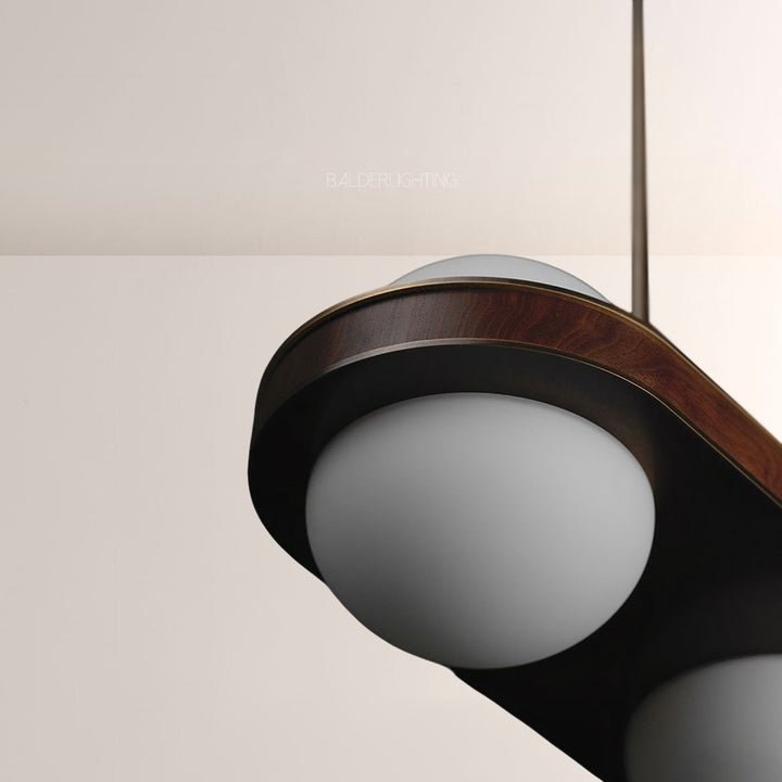 Alexia Linear Wood Pendant