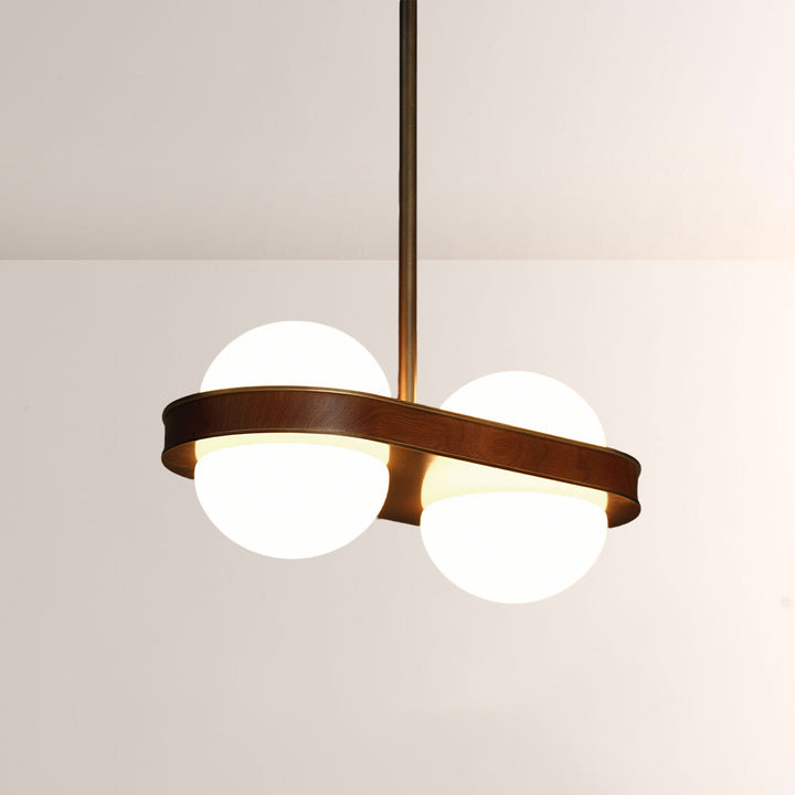Alexia Linear Wood Pendant