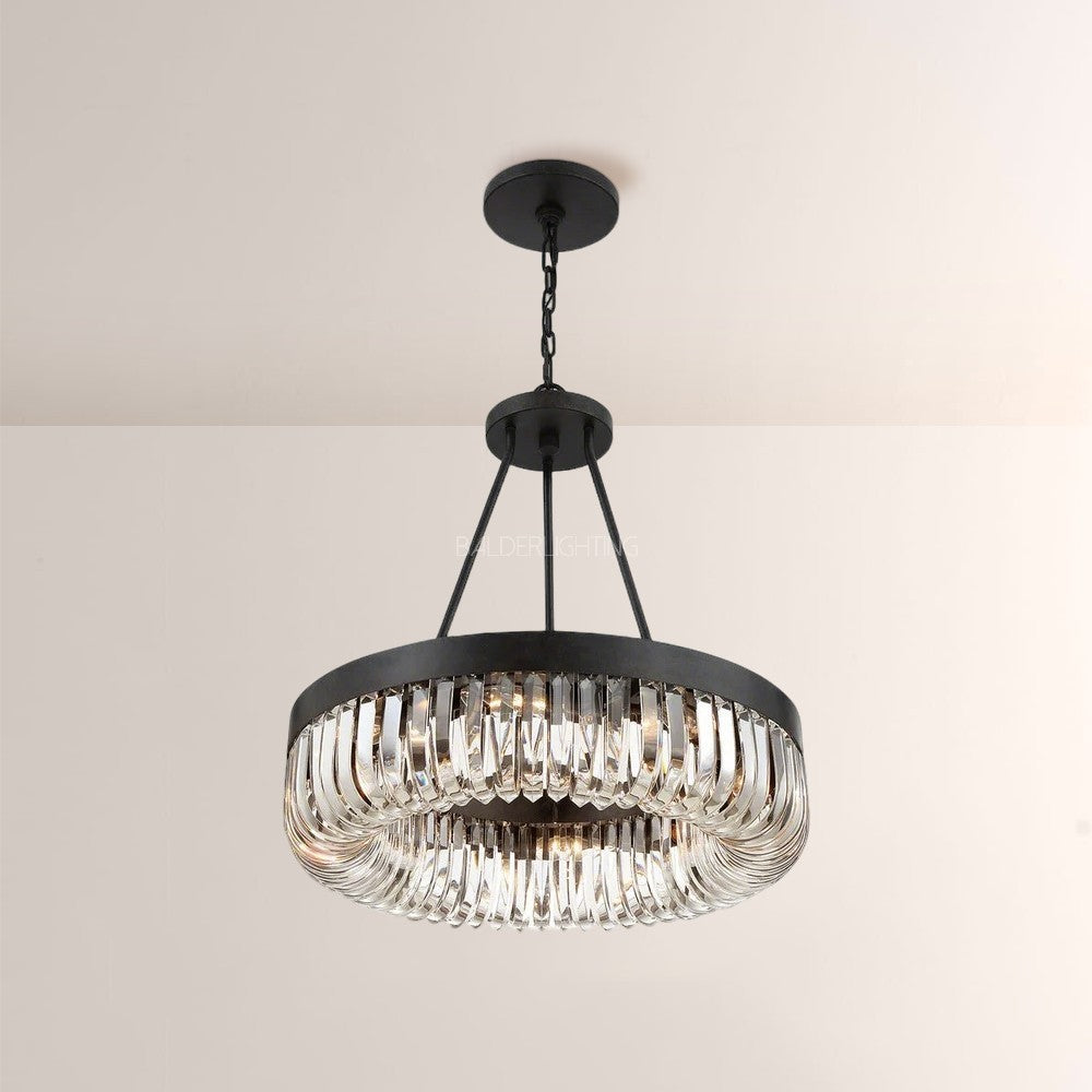 Alisa 1-Tier 8-Light Round Chandelier 23"