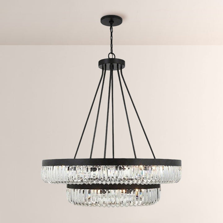 Alisa 2-Tier 26 Light Chandelier 42”