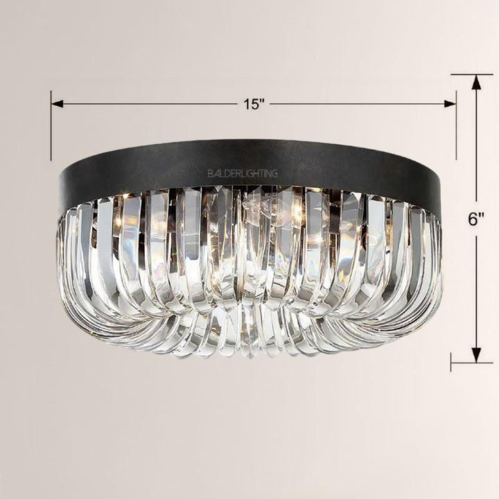 Alisa 5 Light Round Flushmount 15"