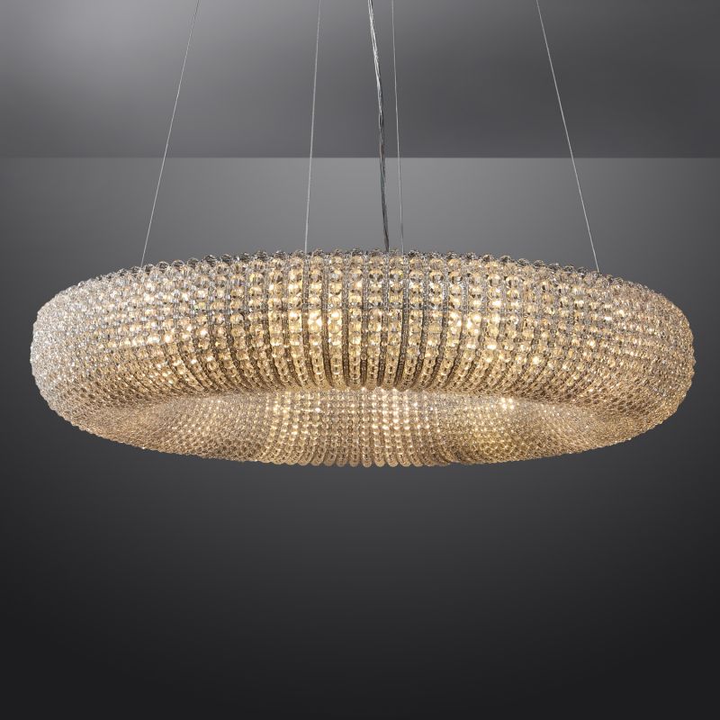 Alison Series Crystal Round LED Chandelier