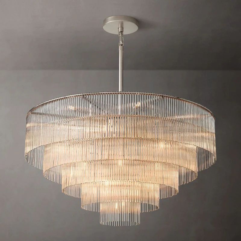 Amadeo Round Glass Chandelier 48"