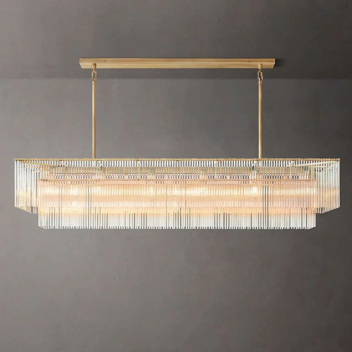 Amadeo Rectangular  Dining Room Chandelier 72"