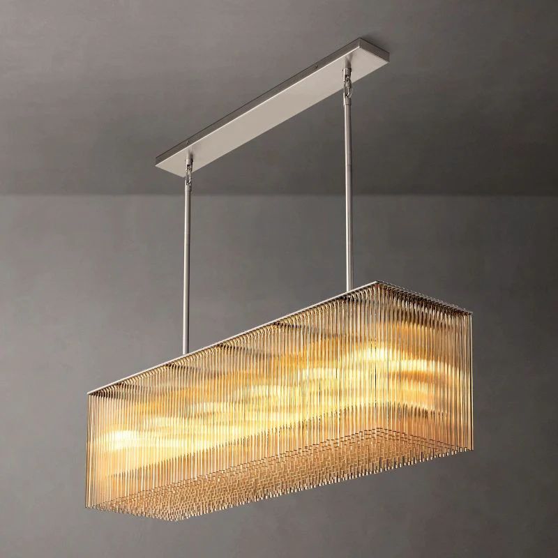 Amadeo Rectangular  Living Room Chandelier 54"