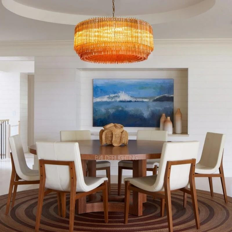 Large Amare Drum Chandelier 47.24"