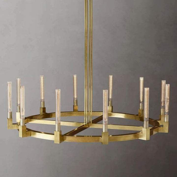 Amorra Candlestick Series Glass Chandelier