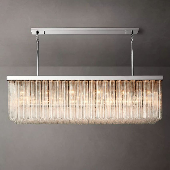 Ancelotti Rectangle Glass Chandelier