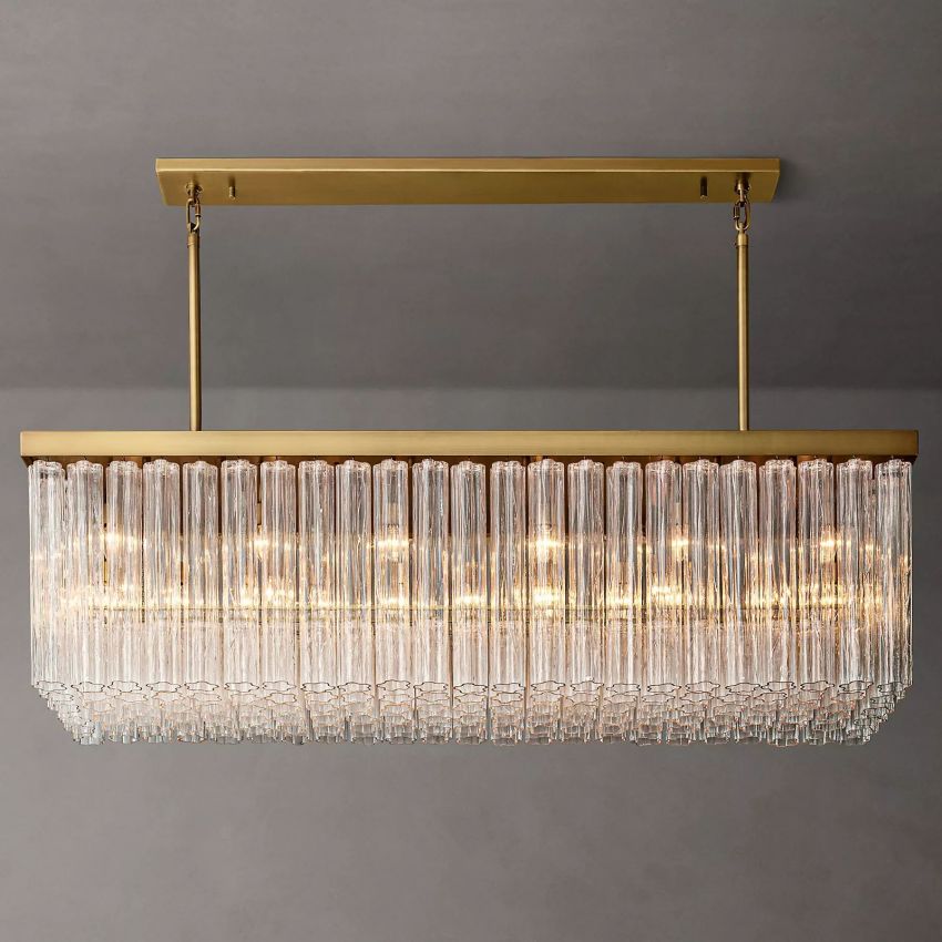 Ancelotti Rectangle Glass Chandelier