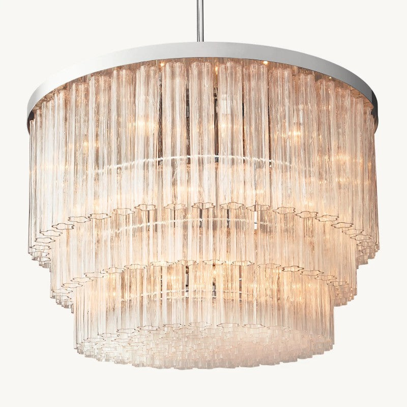 Ancelotti 3-Tier Round Chandelier 48"