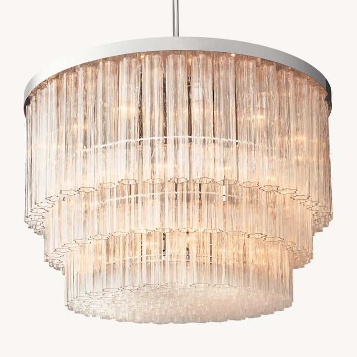 Ancelotti 3-Tier Round Chandelier 48"
