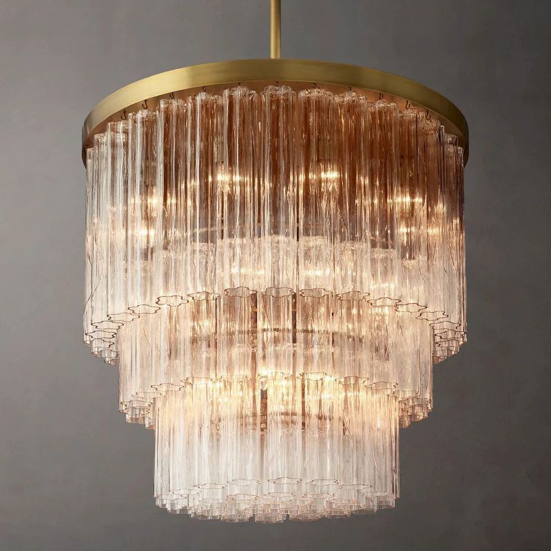 Ancelotti 3-Tier Round Dining Room Chandelier 36"