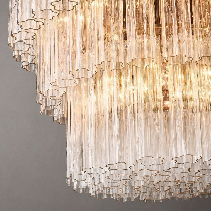 Ancelotti 3-Tier Round Dining Room Chandelier 36"