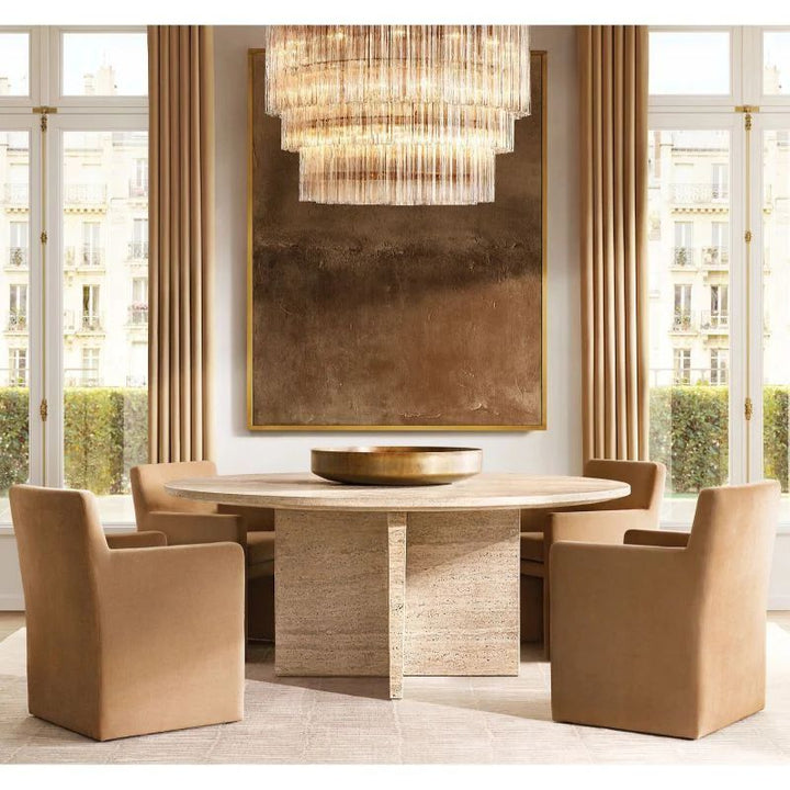 Ancelotti 3-Tier Round Dining Room Chandelier 36"