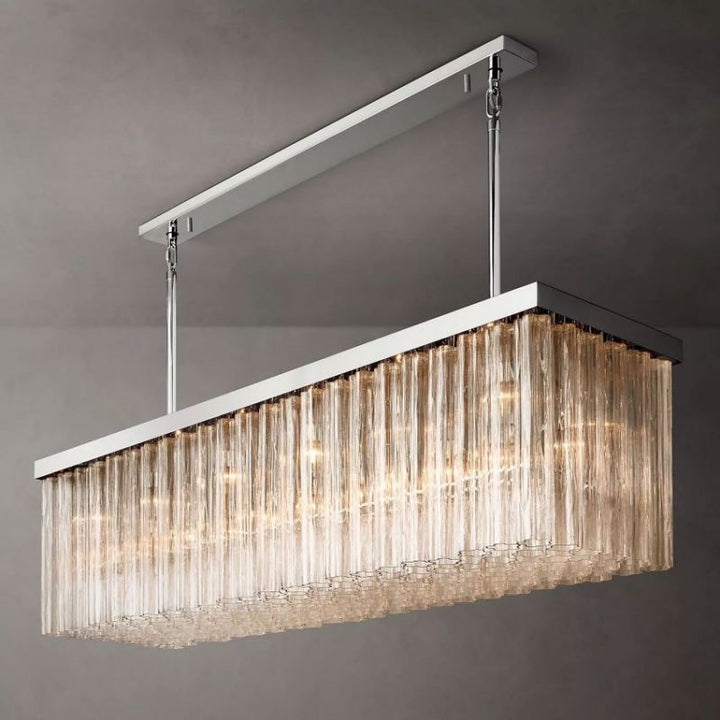 Ancelotti Rectangular  Dining Room Chandelier 73”