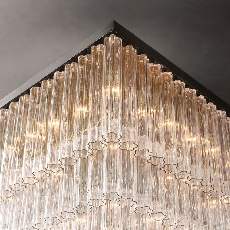 Ancelotti Square Chandelier 45” For Living Room