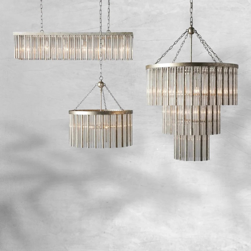 Andvans Rectangular Chandelier 56"