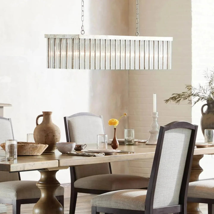 Andvans Rectangular Chandelier 56"