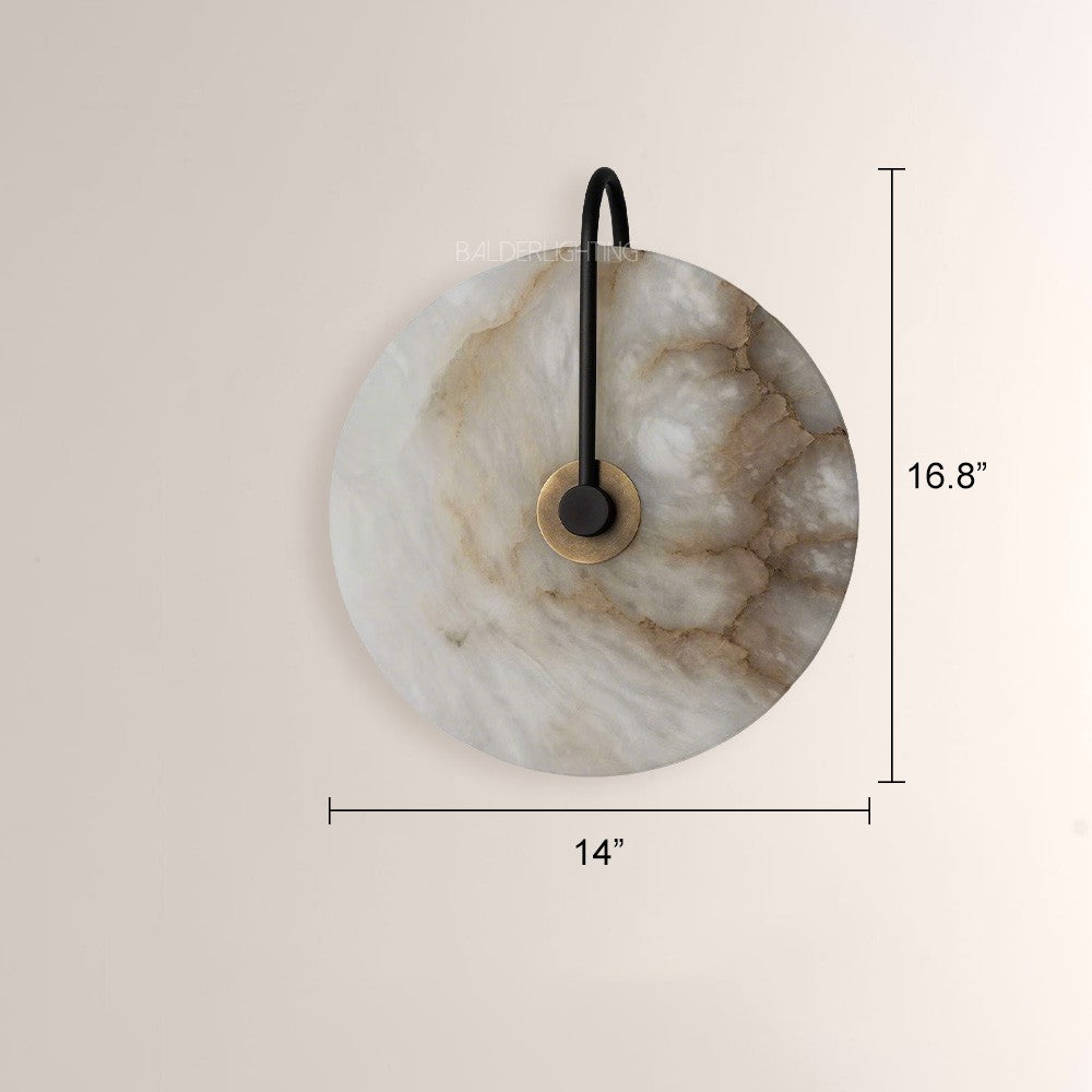 Antonia Slim Alabaster Wall Sconce