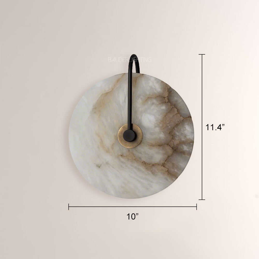 Antonia Slim Alabaster Wall Sconce