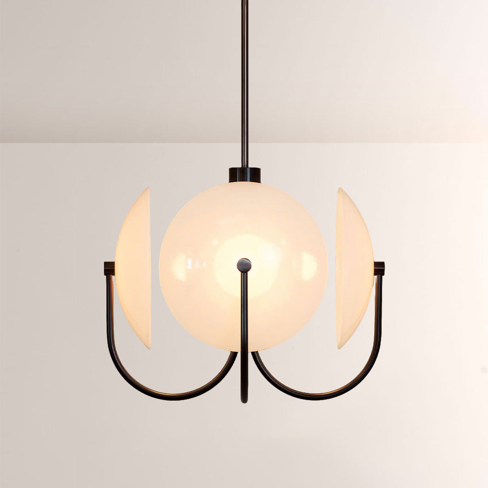Antonia Slumped Glass Chandelier