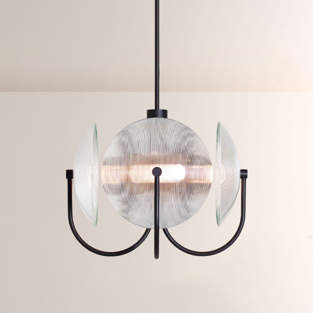 Antonia Slumped Glass Chandelier