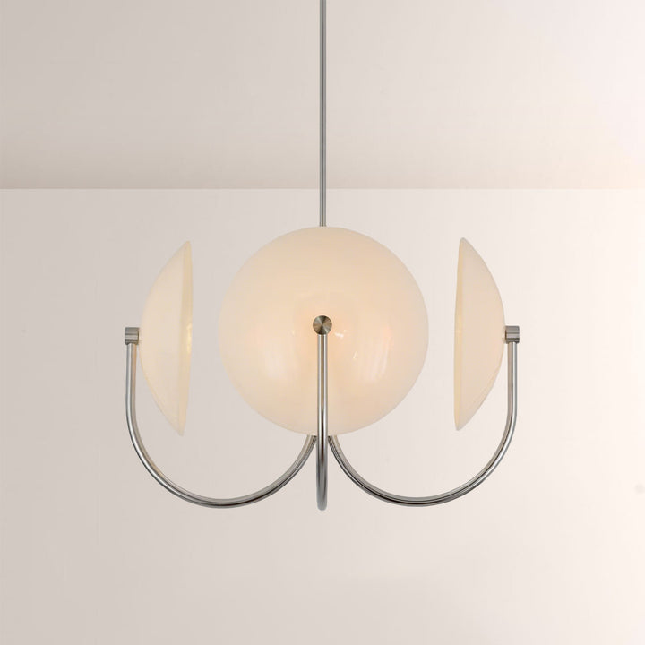 Antonia Slumped Glass Chandelier