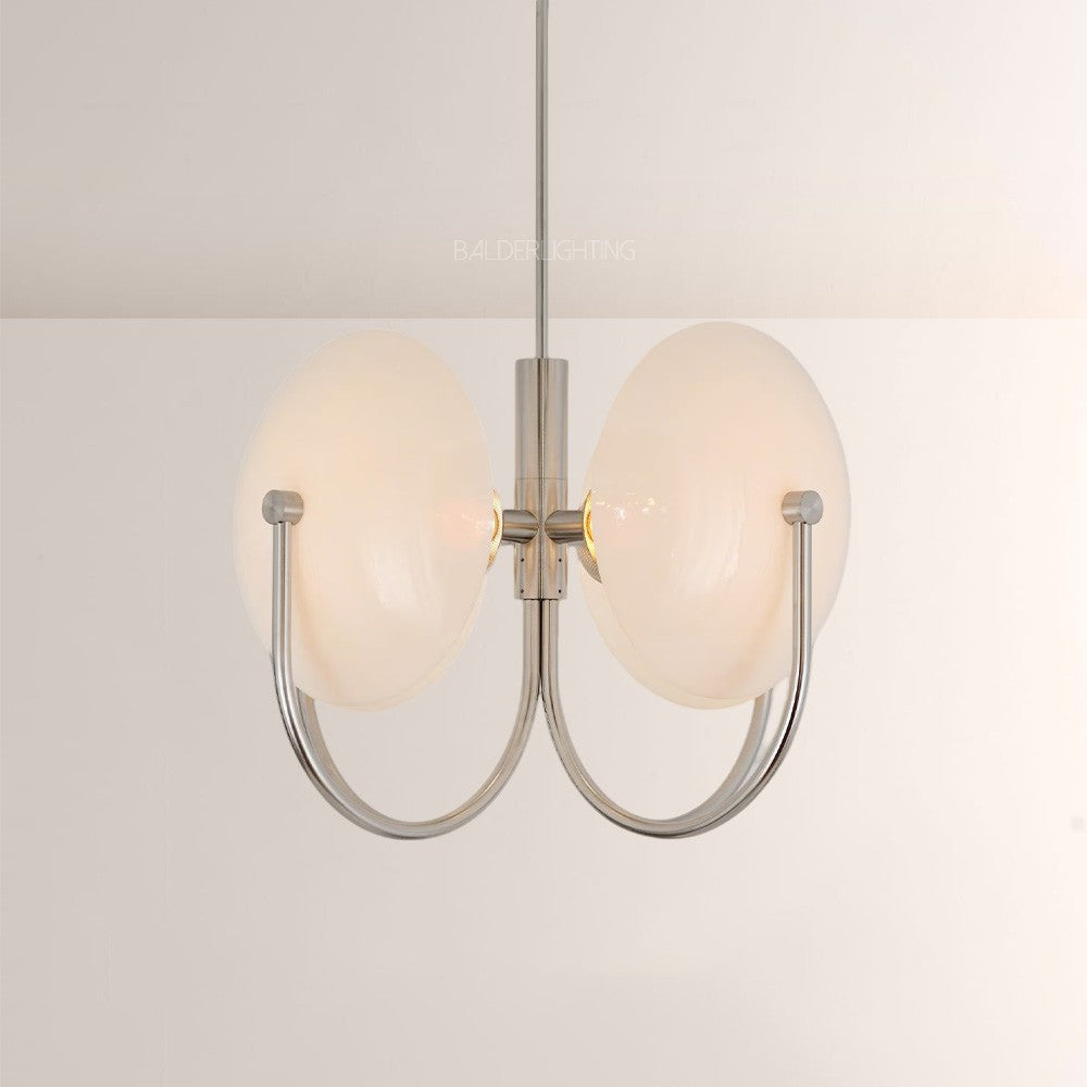 Antonia Slumped Glass Chandelier