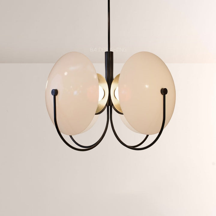 Antonia Slumped Glass Chandelier