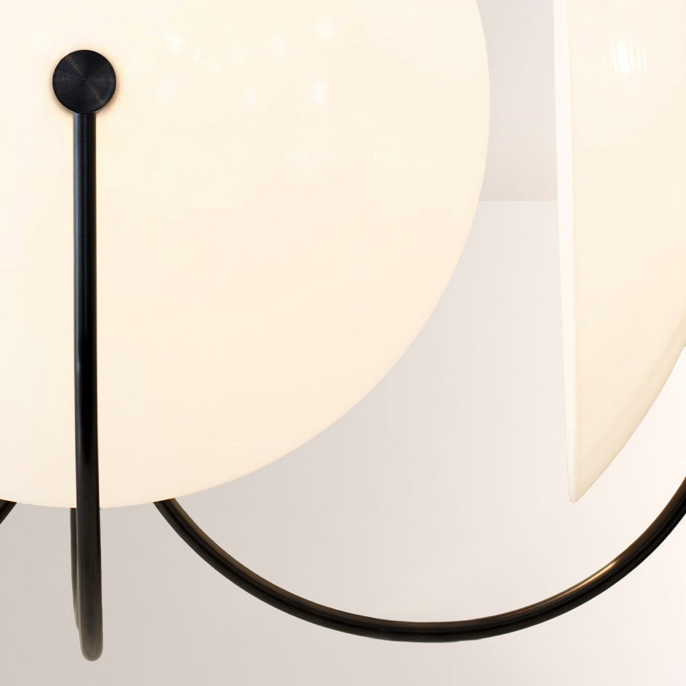 Antonia Slumped Glass Chandelier