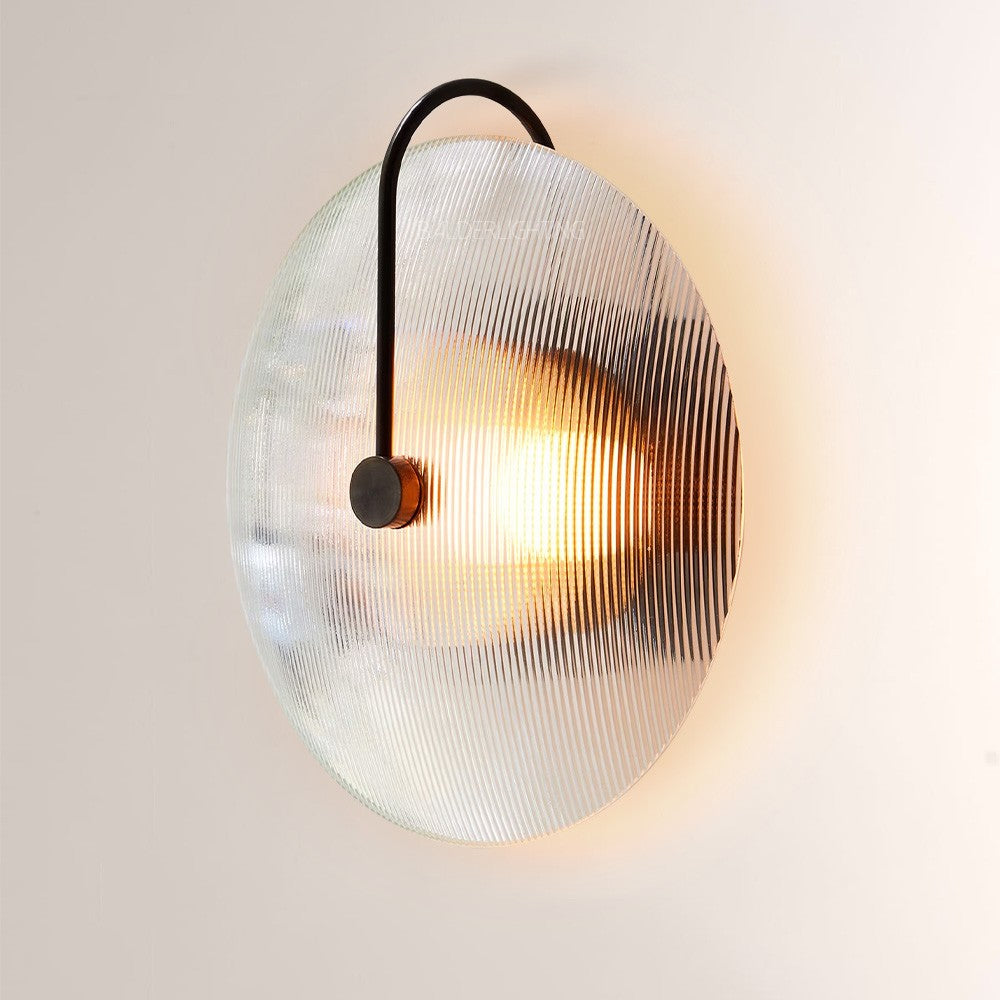 Antonia Slumped Glass Wall Sconce