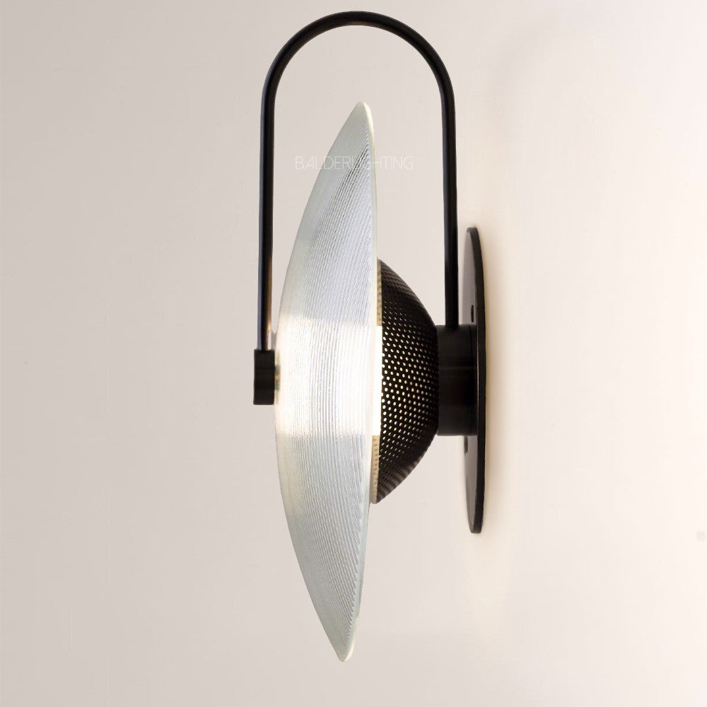 Antonia Slumped Glass Wall Sconce
