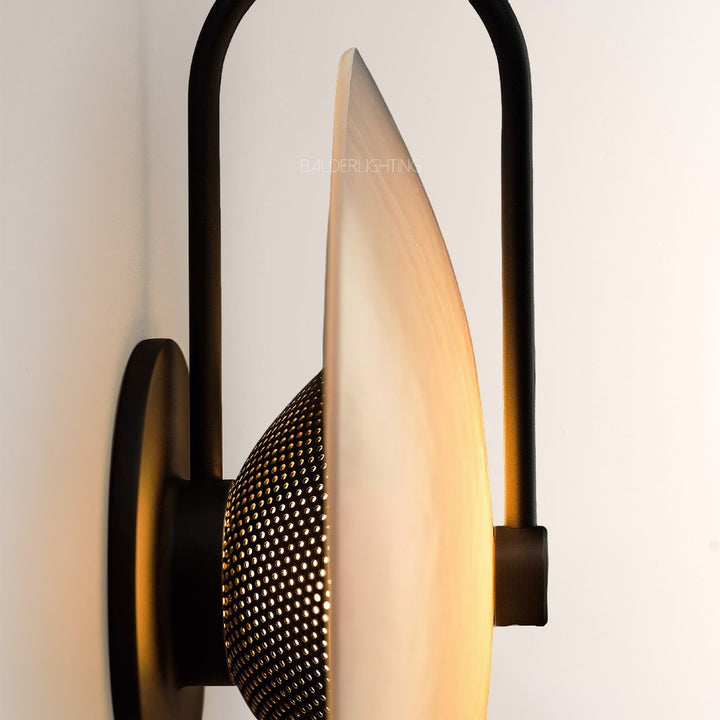 Antonia Slumped Glass Wall Sconce