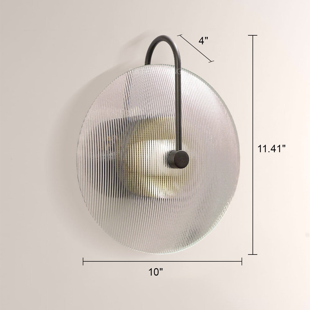Antonia Slumped Glass Wall Sconce