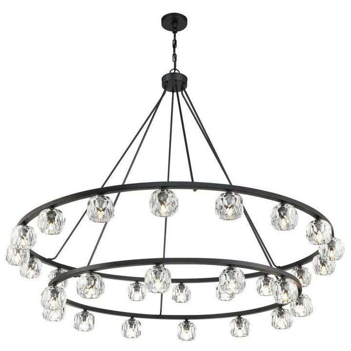 Aragon 30 Light Chandelier Glass
