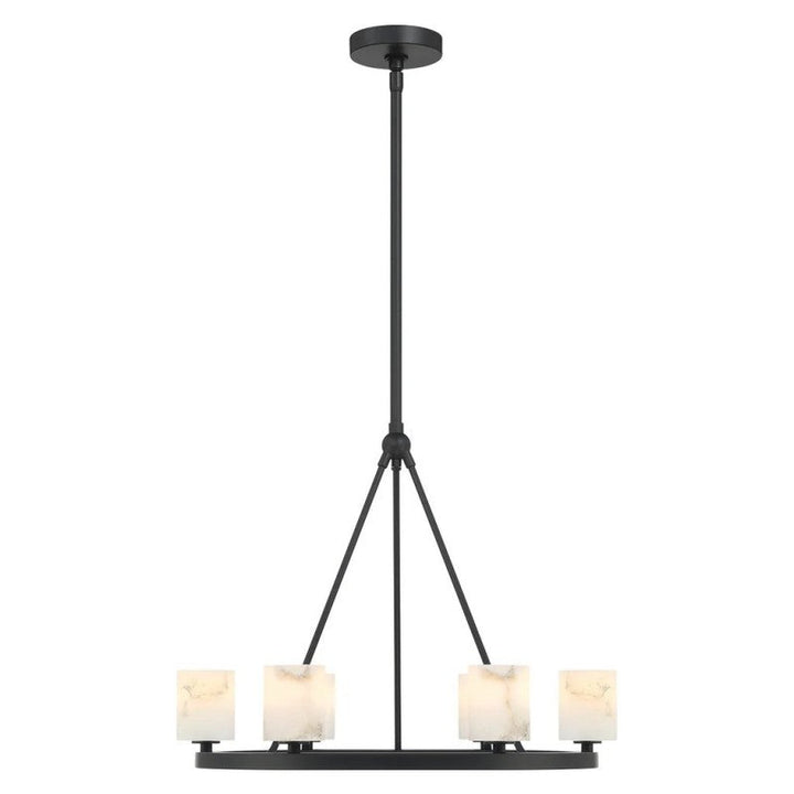 Aragon 6 Light Chandelier Alabaster