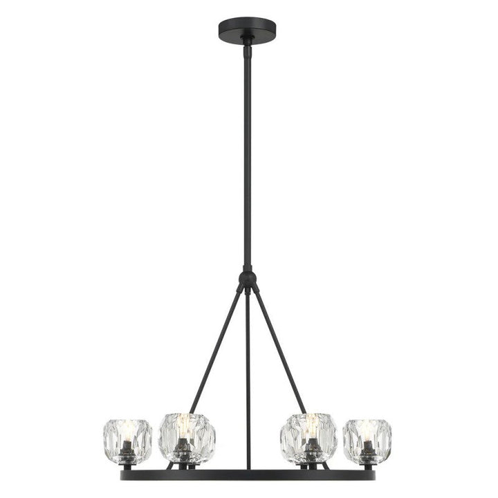 Aragon 6 Light Chandelier Glass