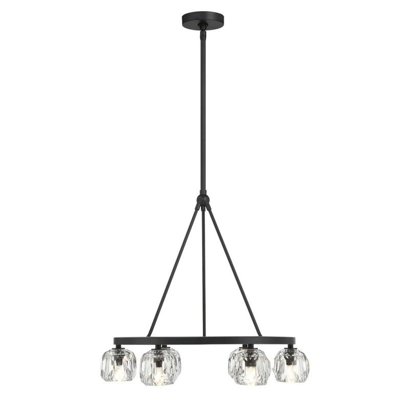 Aragon 6 Light Chandelier Glass