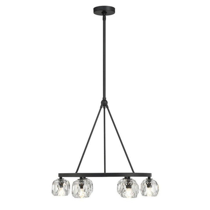 Aragon 6 Light Chandelier Glass