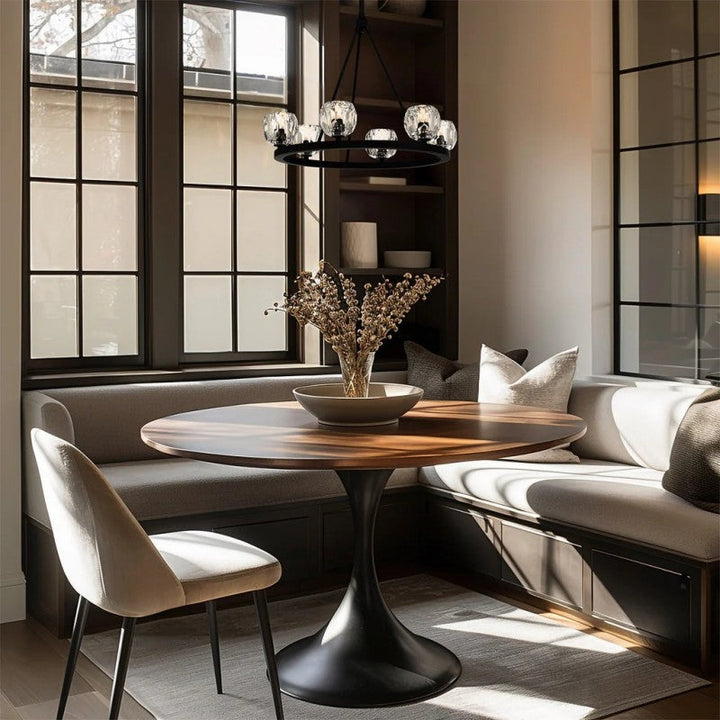 Aragon 6 Light Chandelier Glass