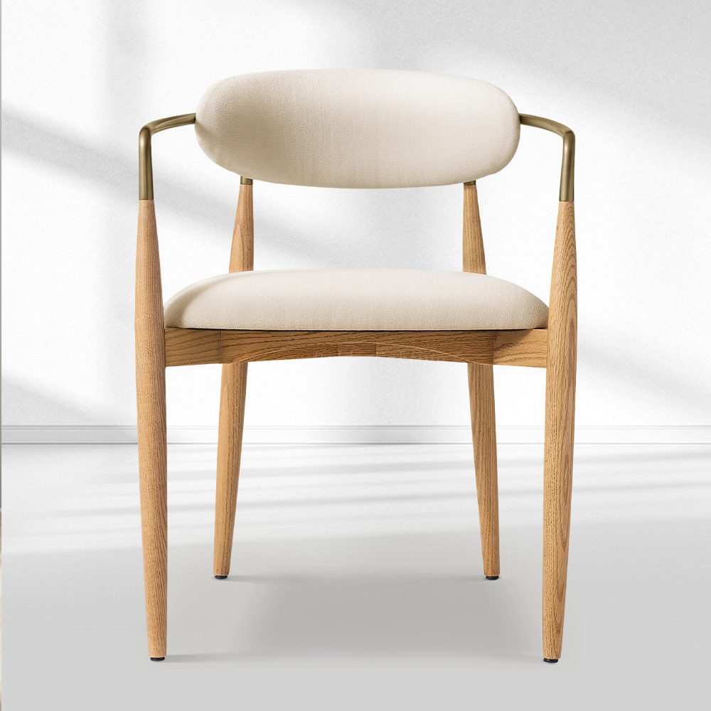 Arhny Fabric Dining Armchair