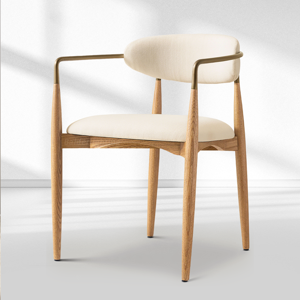 Arhny Fabric Dining Armchair
