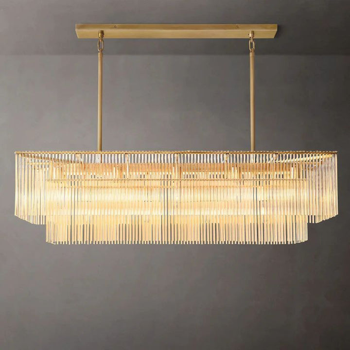 Armand Rectangular  Living Room Chandelier 54"